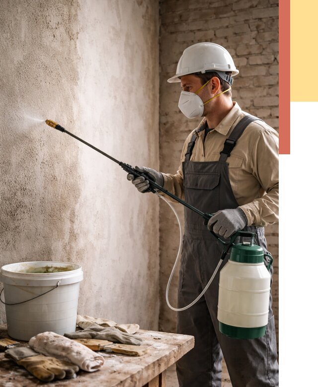 Антисептическая обработка стен в Ногинске от 1216 руб. — быстро и недорого | ОТДЕЛОЧНИК-Нгн