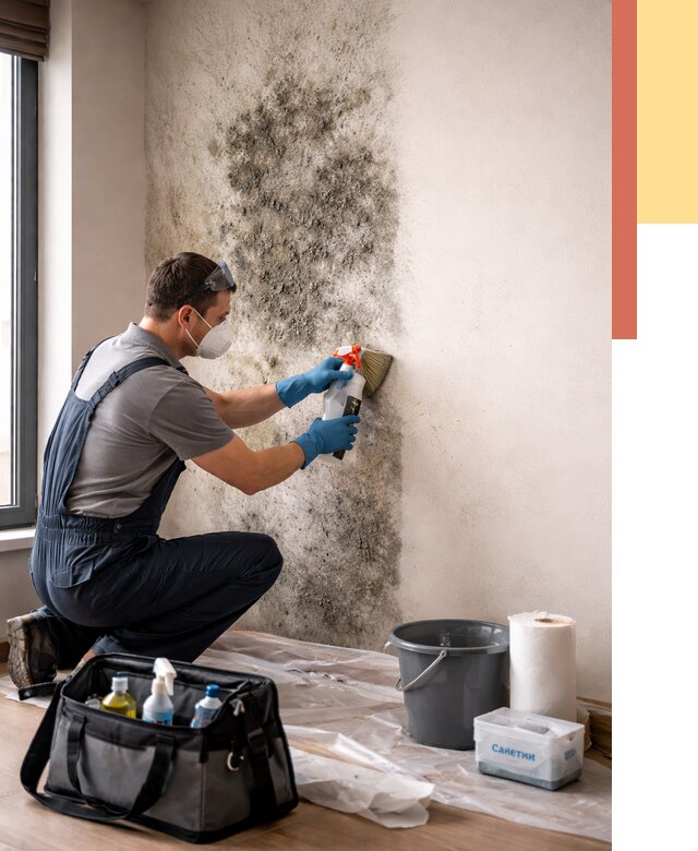 Удаление плесени со стен в Ногинске от 2178 руб. — быстро и недорого | ОТДЕЛОЧНИК-Нгн
