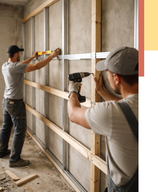 Устройство обрешетки под панели в Ногинске от 2128 руб. — монтаж под ключ | ОТДЕЛОЧНИК-Нгн