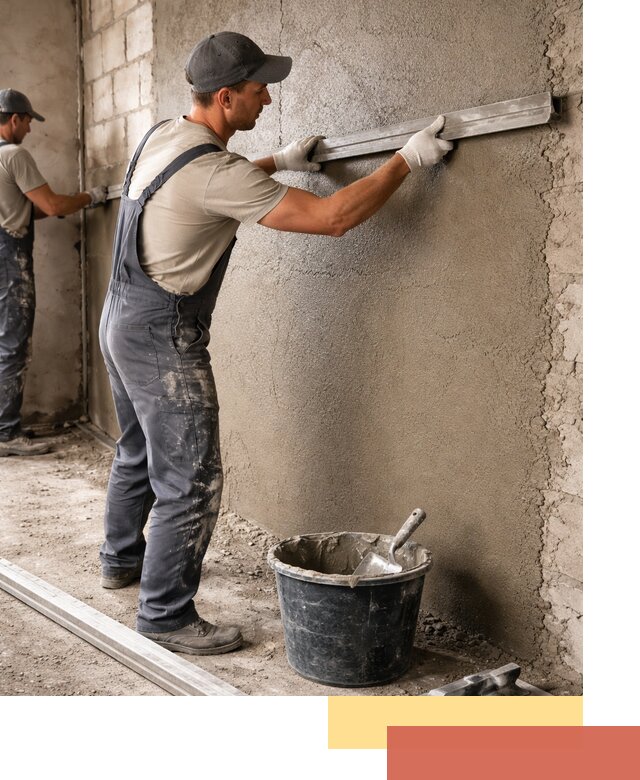 Штукатурка стен цементно-песчаная в Ногинске профессионально