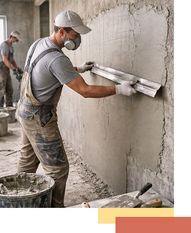 Штукатурка бетонных стен в Ногинске качественно и долговечно