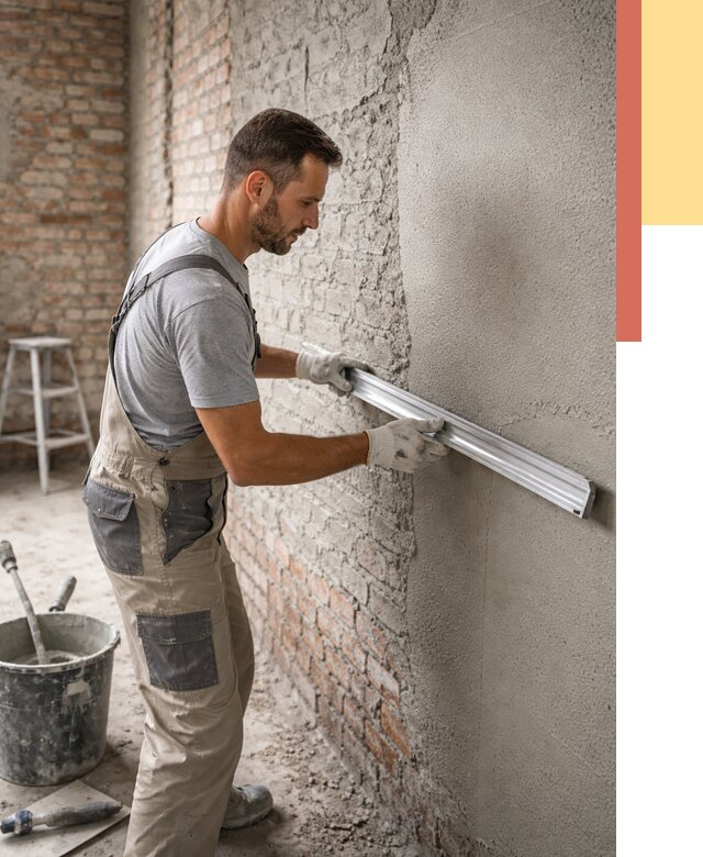 Штукатурка кирпичных стен в Ногинске от 4559 руб/м2 — быстро и недорого | ОТДЕЛОЧНИК-Нгн