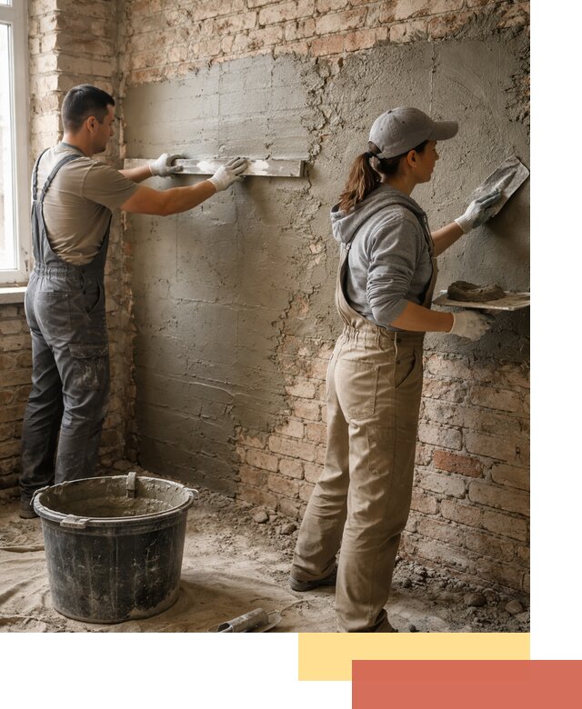 Штукатурка кирпичных стен в Ногинске — качественно и надежно