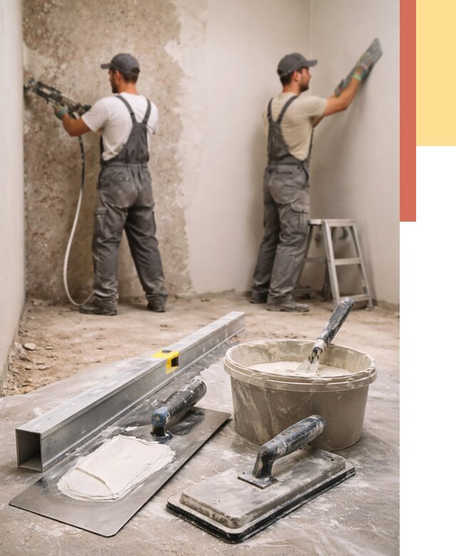 Штукатурка стен под обои в Ногинске от 4559 руб./м2 — выравнивание под обои | ОТДЕЛОЧНИК-Нгн