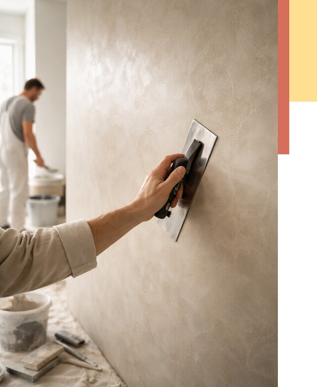 Венецианская штукатурка в Ногинске от 3546 руб/м² — нанесение стен под ключ | ОТДЕЛОЧНИК-Нгн