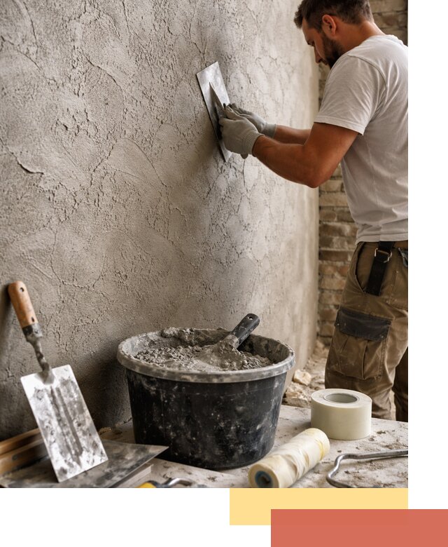 Декоративная штукатурка лофт в Ногинске — отделка стен и потолков