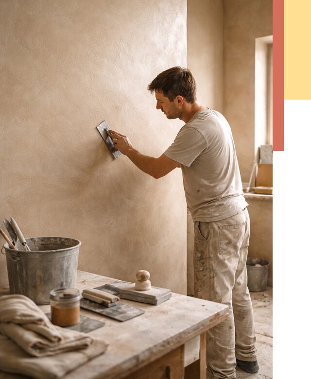 Марокканская штукатурка таделакт в Ногинске под ключ от 4255 руб. | ОТДЕЛОЧНИК-Нгн