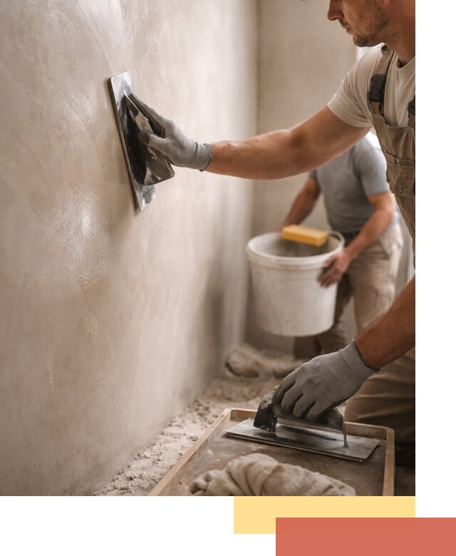 Нанесение марокканской штукатурки таделакт в Ногинске