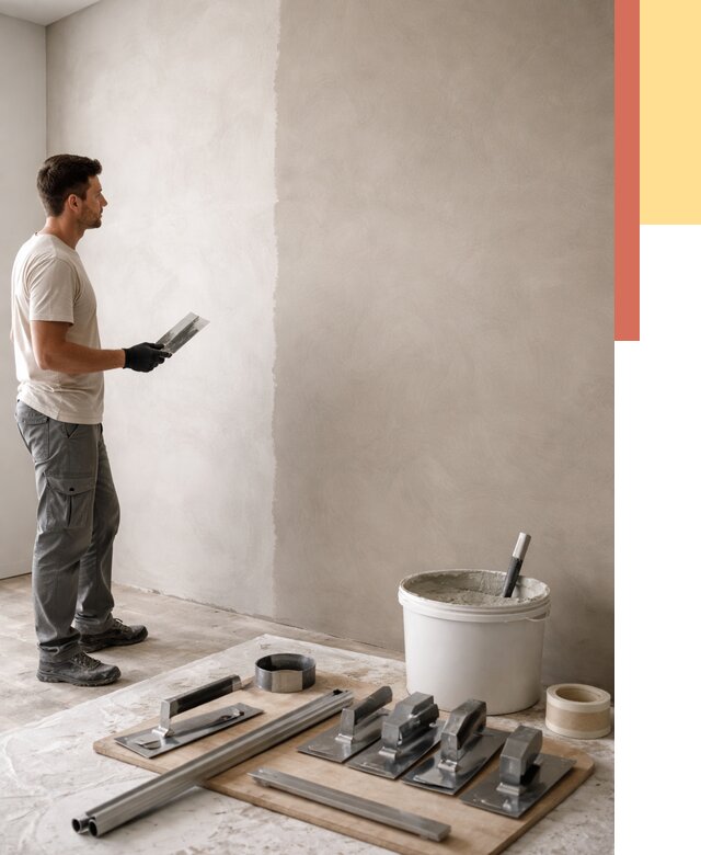 Нанесение микроцемента на стены в Ногинске от 3242 руб./м2 под ключ | ОТДЕЛОЧНИК-Нгн