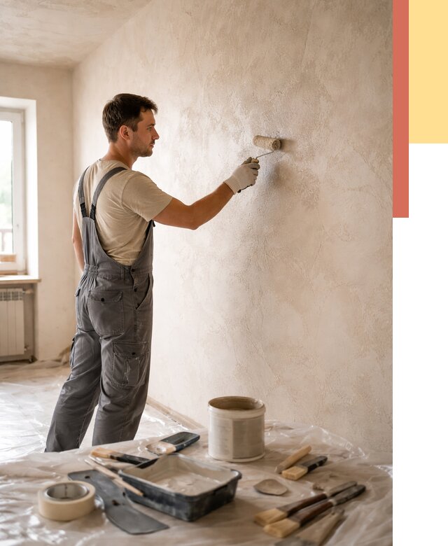 Нанесение лессирующей краски по декоративке в Ногинске от 1773 руб. | ОТДЕЛОЧНИК-Нгн