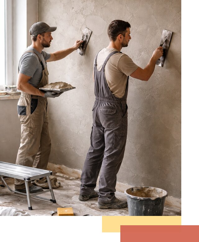 Ремонт декоративной штукатурки и восстановление фактуры в Ногинске