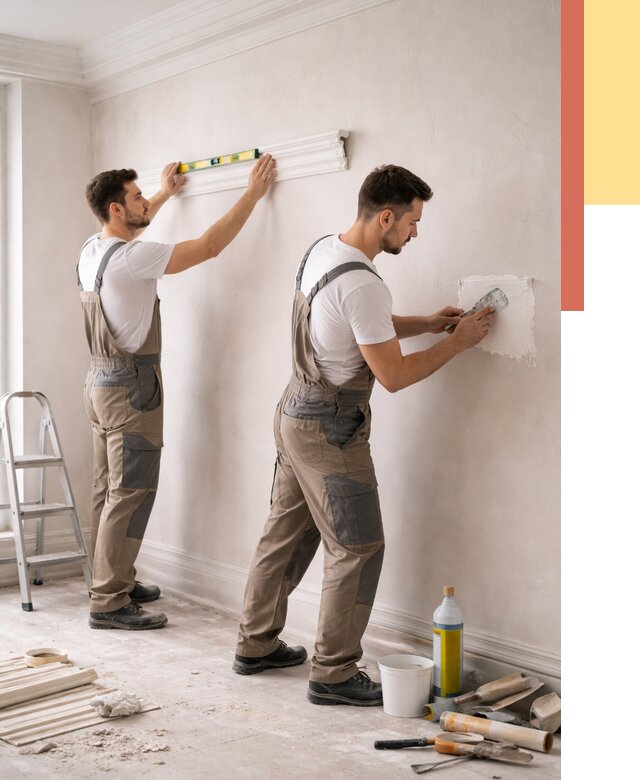 Монтаж лепнины на стены в Ногинске от 4559 руб. — недорого, быстро | ОТДЕЛОЧНИК-Нгн