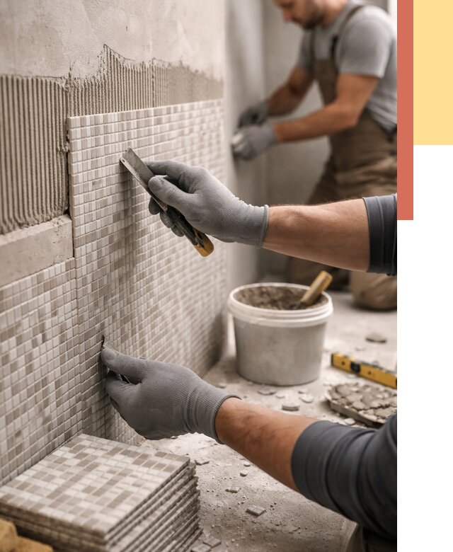 Облицовка стен мозаикой в Ногинске от 3242 руб/м2 — укладка мозаики на стены | ОТДЕЛОЧНИК-Нгн