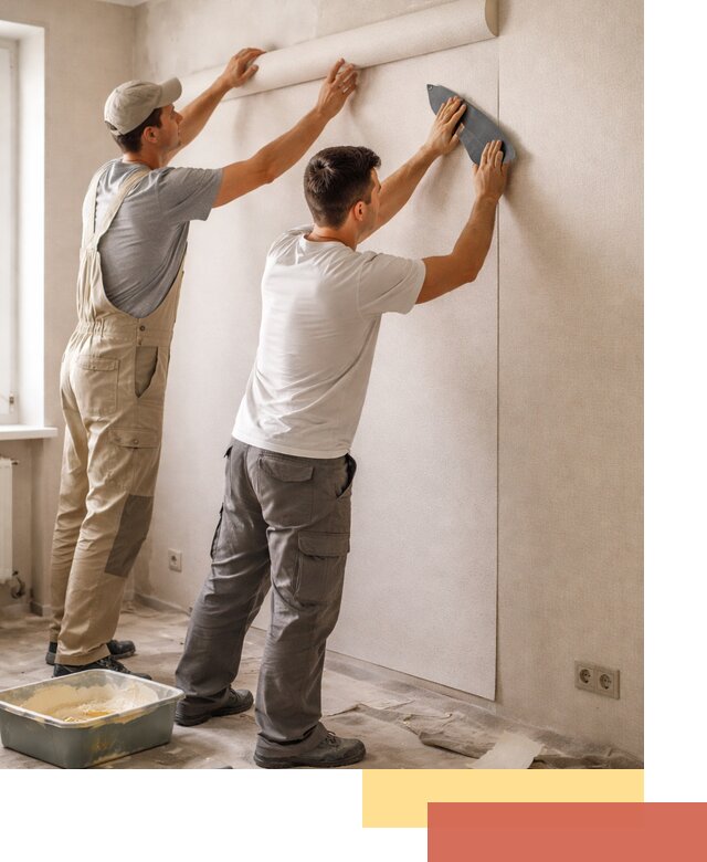 Поклейка виниловых обоев в Ногинске профессионально и качественно