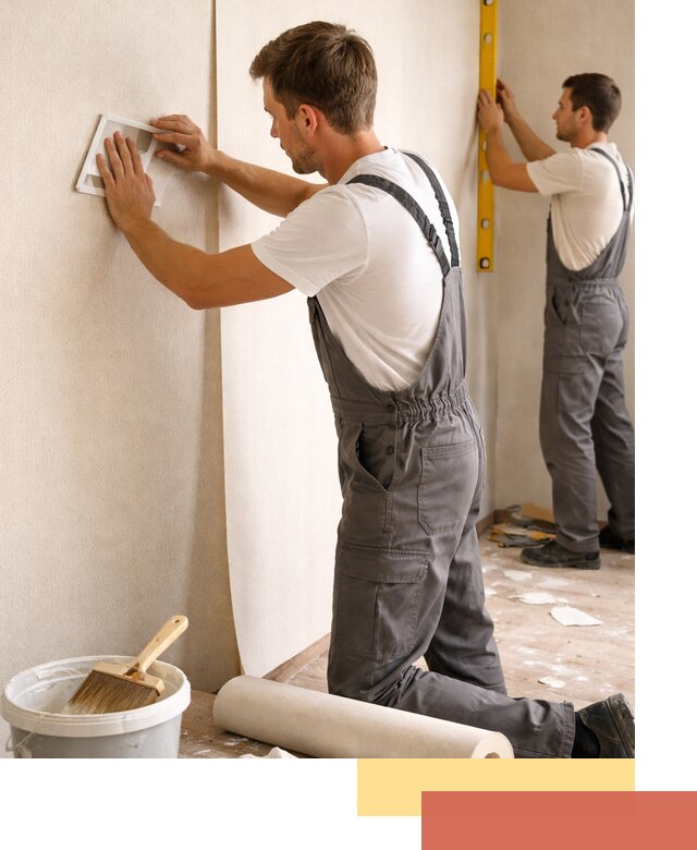 Поклейка бумажных обоев в Ногинске качественно и недорого