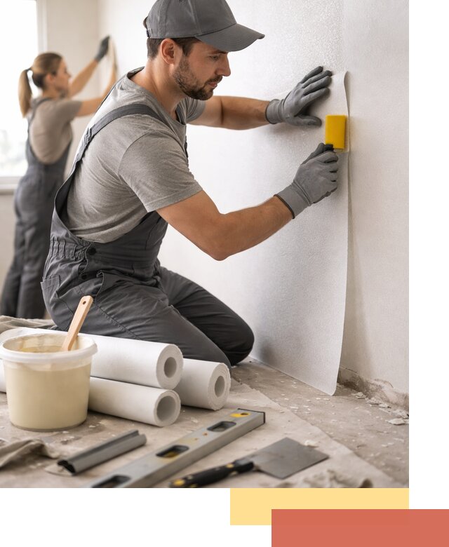 Поклейка стеклообоев профессионально в Ногинске