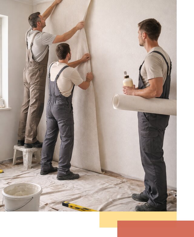 Оклейка стен обоями в Ногинске — качественно и профессионально