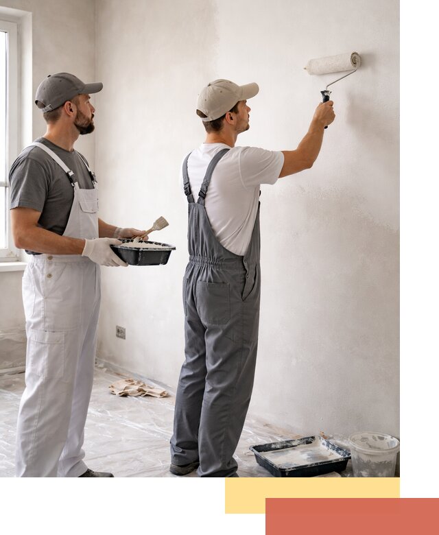 Покраска стен водоэмульсионной краской в Ногинске