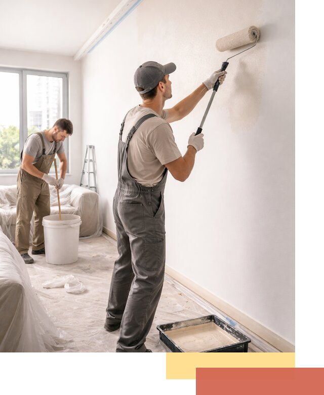 Покраска стен в офисе в Ногинске — быстрый и качественный ремонт