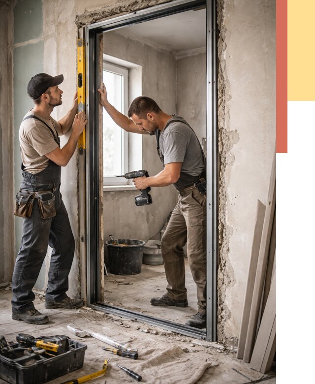 Закладка дверного проема в Ногинске от 3546 руб. — быстро и недорого | ОТДЕЛОЧНИК-Нгн