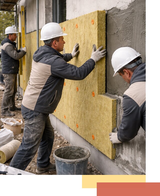 Утепление стен минватой в Ногинске — тепло и звукоизоляция