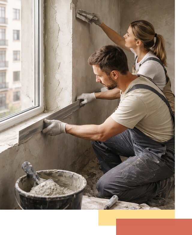 Штукатурка откосов дверей и окон профессионально в Ногинске