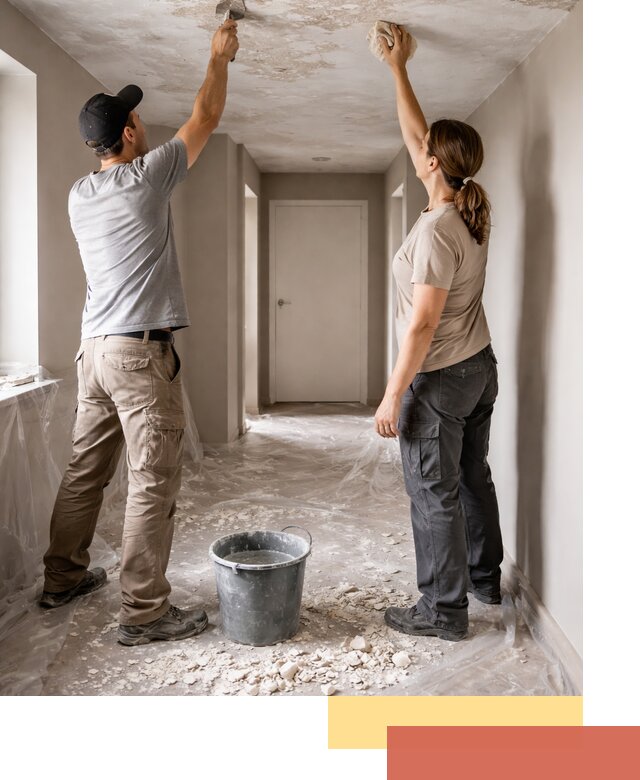 Удаление побелки с потолка в Ногинске — быстро и аккуратно