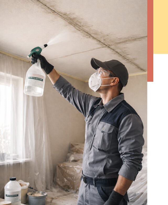 Антисептическая обработка потолка в Ногинске от 2533 руб. | ОТДЕЛОЧНИК-Нгн