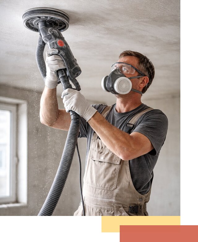 Шлифовка потолка в Ногинске — качественная подготовка под отделку