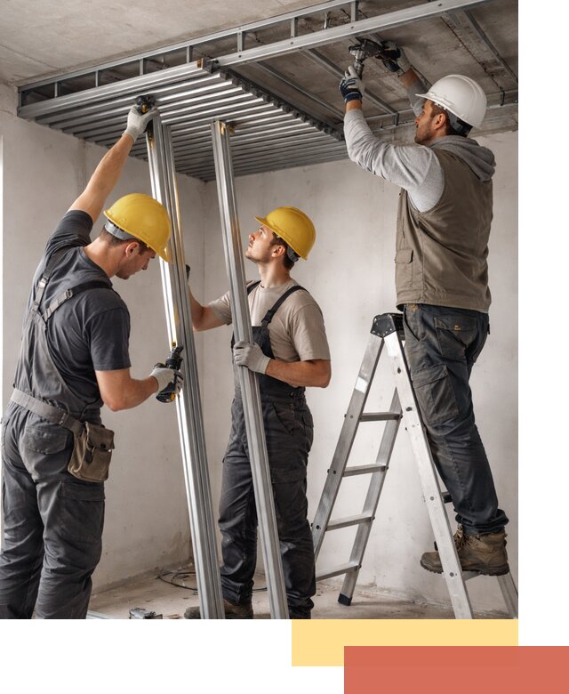 Монтаж реечного потолка под ключ в Ногинске