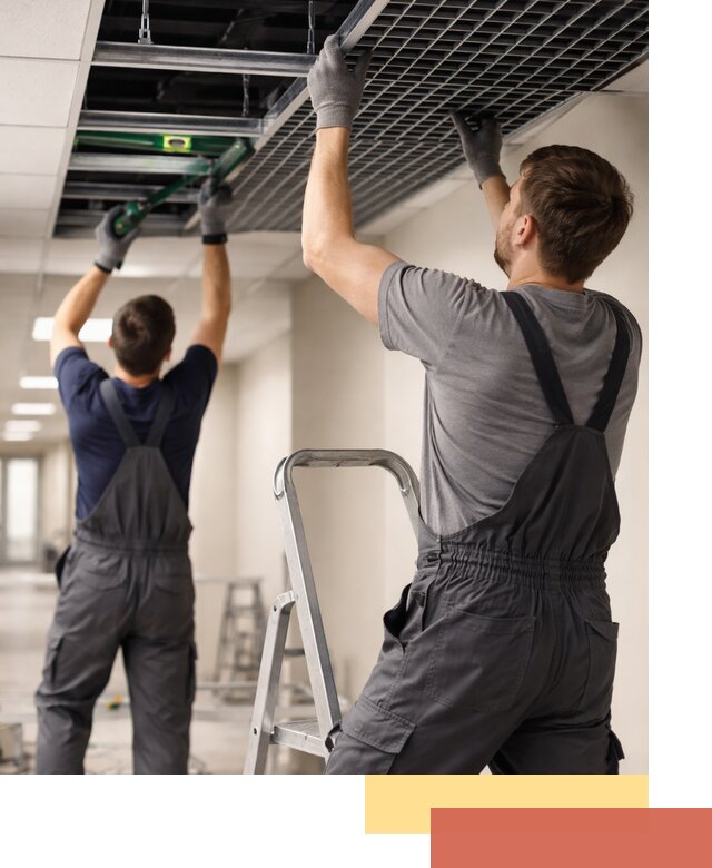 Монтаж потолка Грильято в Ногинске: установка под ключ качественно