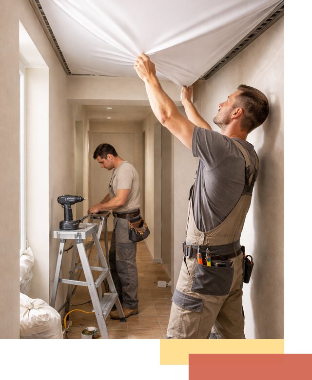 Монтаж натяжного потолка в прихожей в Ногинске