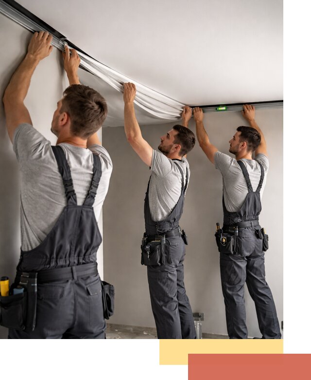 Теневые натяжные потолки в Ногинске: монтаж и отделка быстро и качественно