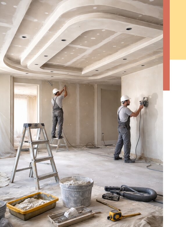 Многоуровневый потолок из гипсокартона в Ногинске от 760 руб. под ключ | ОТДЕЛОЧНИК-Нгн