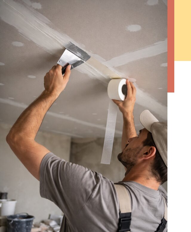 Обработка швов потолка ГКЛ в Ногинске от 7598 руб. под ключ | ОТДЕЛОЧНИК-Нгн
