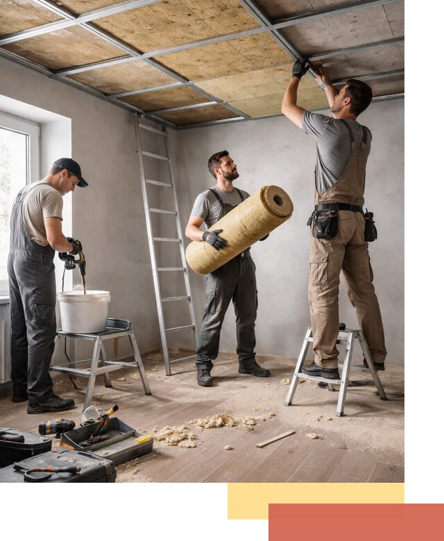 Шумоизоляция потолка в Ногинске: профессиональный монтаж и отделка