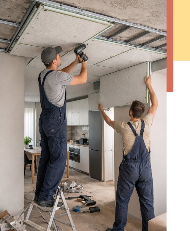 Шумоизоляция потолка панелями зипс в Ногинске от 1874 руб. под ключ | ОТДЕЛОЧНИК-Нгн